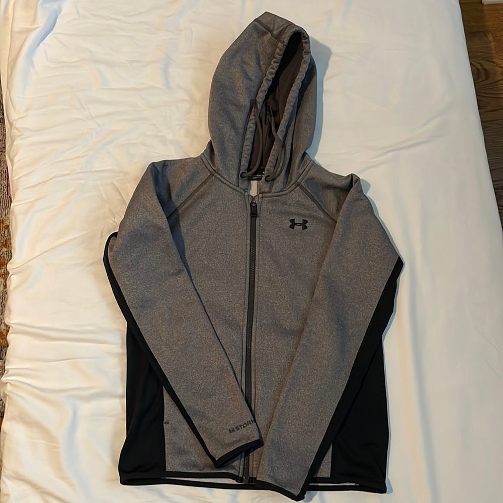 Small Heather Gray Under Armour Jacket
